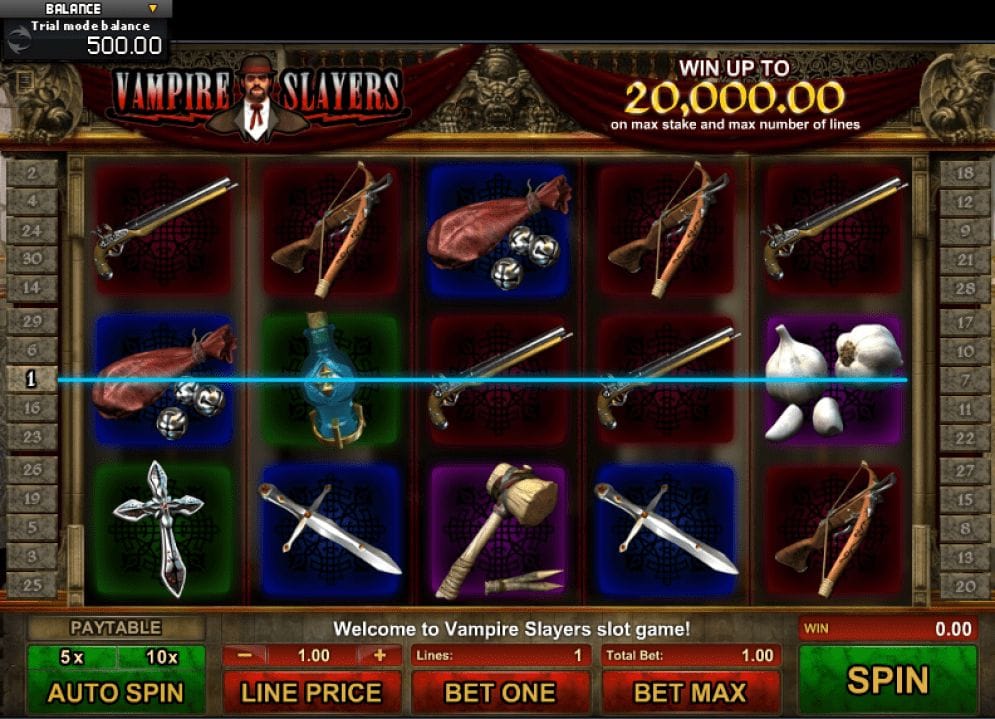 Vampire Slayers Video Slot ohne Anmeldung